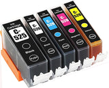 5 Ink Cartridges For Canon PGI-525BK CLI-526BK CLI-526C CLI-526M CLI-526Y Non-OEM