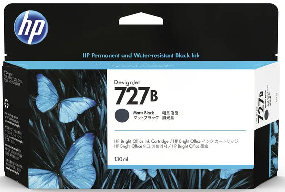 Genuine HP 727 High Capacity Photo Black Ink Cartridge, F9J79A