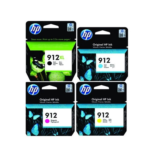 HP 912XL, 912 Multipack Ink Cartridges, 3YL84AE, 3YL77AE, 3YL78AE, 3YL79AE