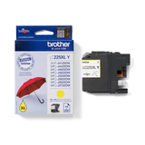 Genuine Brother LC225XLY High Capacity Yellow Ink Cartridge (LC225XLY)