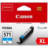 Genuine Canon CLI-571XL High Capacity Cyan Ink Cartridge CLI-571CXL (0332C001)