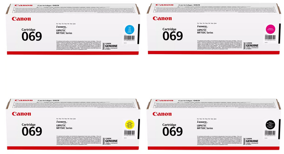 Genuine Canon 069 4 Colour Toner Cartridge