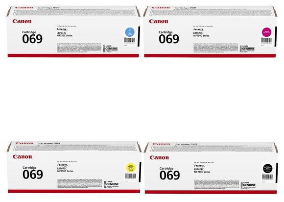 Genuine Canon 069H 4 Colour Toner Cartridge