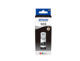 Genuine Epson 103, Black Ecotank Ink Bottle, T00S1, C13T00S14A10, 65ml