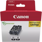 Genuine Canon PGI-35BK Black Ink Cartridges (Twin Pack) 1509B029