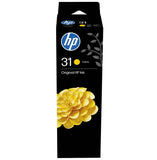 Genuine HP 31 Yellow Ink Bottle - (1VU28AE)
