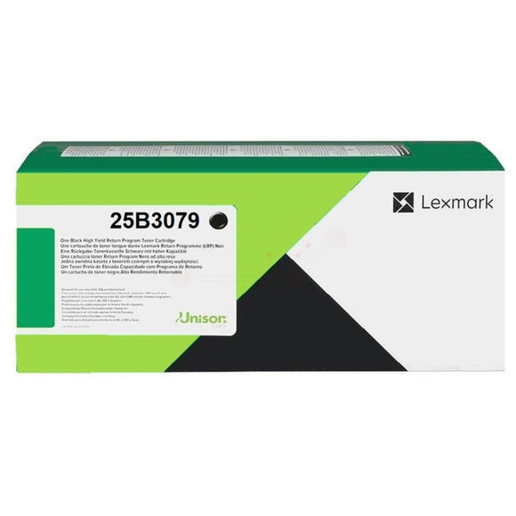 Genuine Lexmark 25B3079 Return Program Black Toner Cartridge - (25B3079)