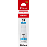 Genuine Canon GI51C, Cyan Ink Bottle, GI-51C, 4546C001