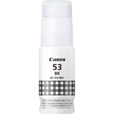 Genuine Canon GI-53BK Printer Refill Black Ink Bottle, 4699C001