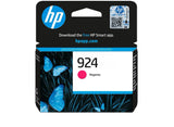 Genuine HP 924, Magenta Ink Cartridge, 4K0U4NE