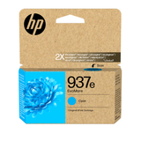 Genuine HP 937e Cyan EvoMore High Capacity Ink Cartridge (4S6W6NE)