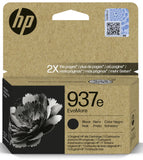 Genuine HP 937e Black EvoMore High Capacity Ink Cartridge (4S6W9NE)