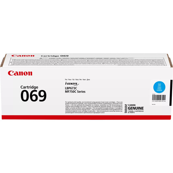 Genuine Canon 069 Cyan Toner Cartridge (5093C002)