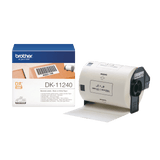 Brother DK-11240 Roll of 102mm x 51mm Black On White Paper Barcode Labels (DK11240)