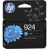 Genuine HP 924, Cyan Ink Cartridge, 4K0U3NE