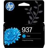Genuine HP 937 Cyan Ink Cartridge - 4S6W2NE