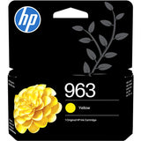 Genuine HP 963, Yellow Ink Cartridge, 3JA25AE