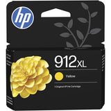 Genuine HP 912XL, High Capacity Yellow Ink Cartridge, 3YL83AE