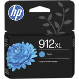 Genuine HP 912XL, High Capacity Cyan Ink Cartridge, 3YL81AE
