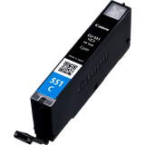 Genuine Canon 551 Cyan Ink Cartridge, CLI-551C, 6509B001