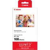 Genuine Canon RP-108 Colour Ink + 100 x 148 mm Paper Set, 108 Sheets - (8568B001)