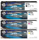 Genuine HP 973X 4 Colour Ink Cartridge Multipack L0S07AE, F6T81AE, F6T82AE, F6T83AE