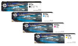 Genuine HP 973X 4 Colour Ink Cartridge Multipack L0S07AE, F6T81AE, F6T82AE, F6T83AE