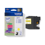 Genuine Brother LC221 Yellow Ink Cartridge (LC-221Y)