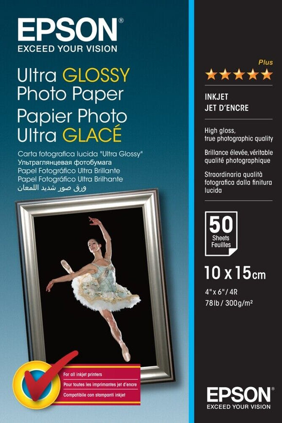 Epson Ultra Glossy Photo Paper 4x6