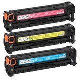 Genuine HP 312A 3-Colour Toner Cartridge Multipack (CF440AM)