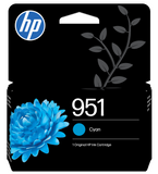 Genuine HP 951 Cyan Ink Cartridge (CN050AE)