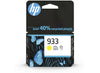 Genuine HP 933, Yellow Ink Cartridge, CN060AE