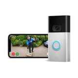 Genuine Ring Smart Video Wireless Doorbell (2nd Gen) Work With Alexa - Satin Nickel