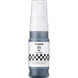 Genuine Canon GI-55BK Printer Refill Black Ink Bottle, 6292C001