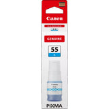 Genuine Canon GI-55C Printer Refill Cyan Ink Bottle 40ml (6289C001)
