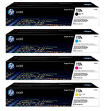 HP 117A, W2070A, W2071A, W2072A, W2073A Colour LaserJet Pro Toner Cartridges LOT