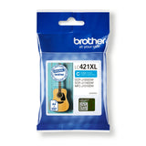 Genuine Brother LC421XL, High Capacity Cyan Ink Cartridge, LC421XLC