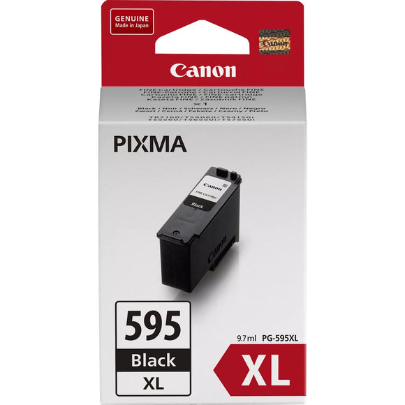 Genuine Canon PG-595XL Black High Capacity Ink Cartridge (7170C001)