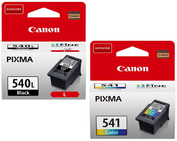 Canon PG540L Black & CL-541 Colour Multipack Ink Cartridge, PG-540L, CL-541