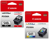 Canon PG540L Black & CL-541 Colour Multipack Ink Cartridge, PG-540L, CL-541 5224B013