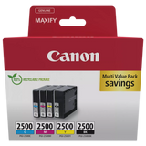 Canon PGI-2500XL, 4 Colour Multipack Ink Cartridge, PGI-2500XL B/C/M/Y, 9254B004