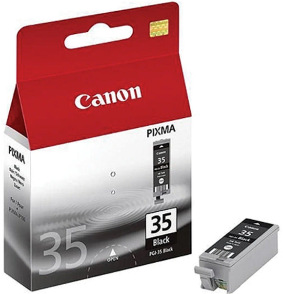 Genuine Canon PGI35BK, Black Ink Cartridge, PGI-35BK