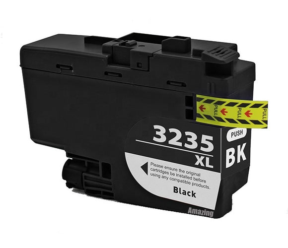 1 Compatible Black ink cartridge, for Brother LC3235XL, NON-OEM