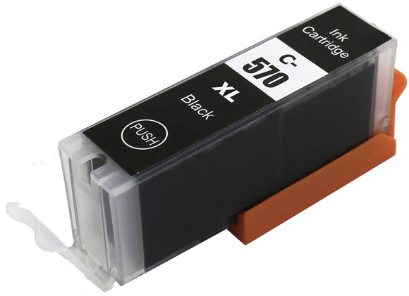 1 Compatible Black Ink Cartridge, For Canon PGI-570XL, PGI570XLBK, NON-OEM