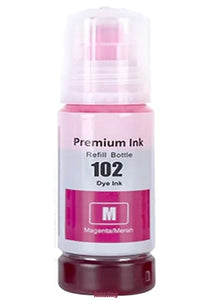 1 Compatible Magenta Ink Bottle, For Epson 102, T03R3, Non-OEM