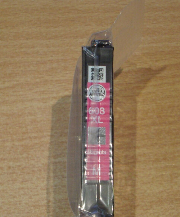 Genuine Epson 603XL, Starfish Magenta Ink Cartridge, T03A3, (Vacuum Sealed)