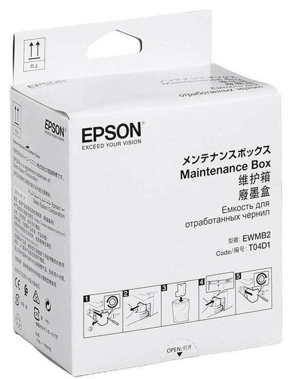 Genuine Epson T04D1 Maintenance Box, C13T04D100, C13T04D198