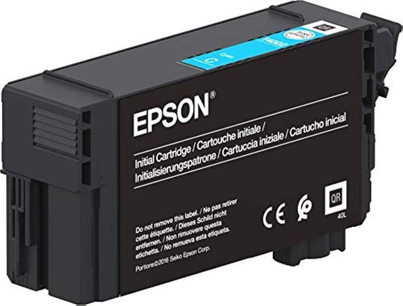 Genuine Epson T40D2 High Capacity Cyan Ink Cartridge (C13T40D240)