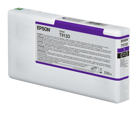 Genuine Epson T913D Violet Ink Cartridge ‑ (C13T913D00)