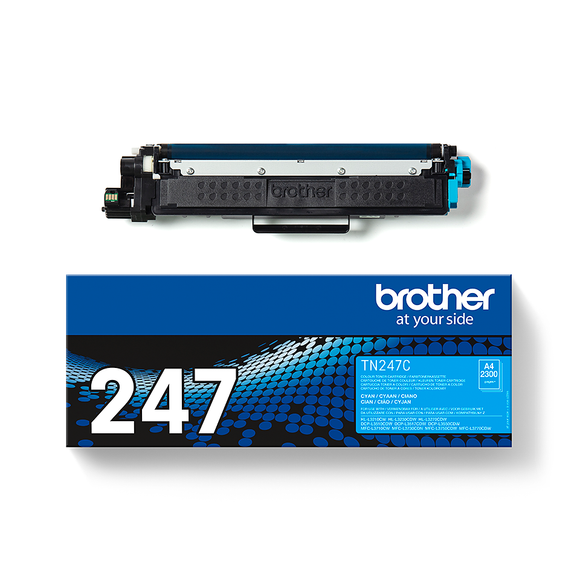Genuine Brother TN-247C High Capacity Cyan Toner Cartridge (TN247C)